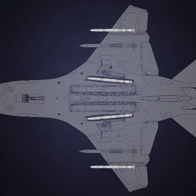 MIG-41 Concept - Mô hình thẻ máy bay chiến đấu ý tưởng