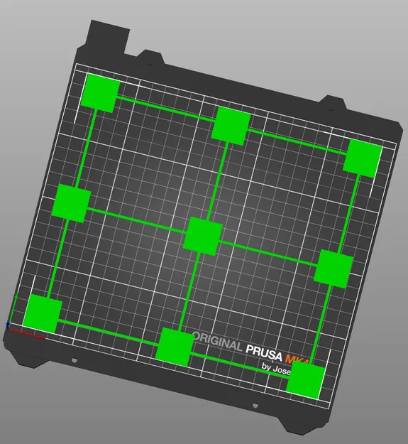 Hình ảnh hóa kiểm tra cân bằng giường cho Prusa MK4 - Image 1