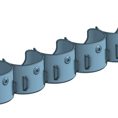 Kệ Gia Vị 5 Ngăn Gắn Cửa Tủ