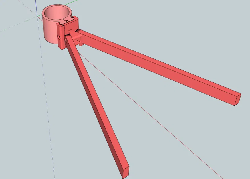 Đế Picatinny trên ống giảm thanh Hatsan MOD 25 Super Tactical để gắn bipod - Image 2