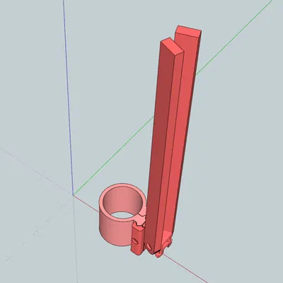 Đế Picatinny trên ống giảm thanh Hatsan MOD 25 Super Tactical để gắn bipod