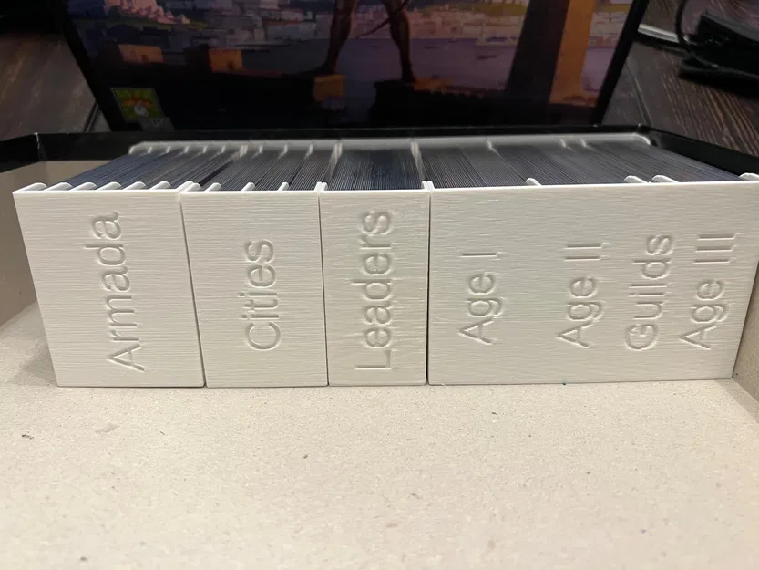 Insert/Organizer 7 Wonders (Bản 2) - Chứa Edifice, Leaders, Cities, Armada trong Hộp Gốc - Image 2