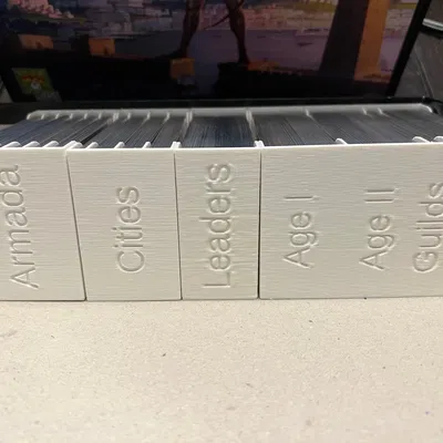 Insert/Organizer 7 Wonders (Bản 2) - Chứa Edifice, Leaders, Cities, Armada trong Hộp Gốc