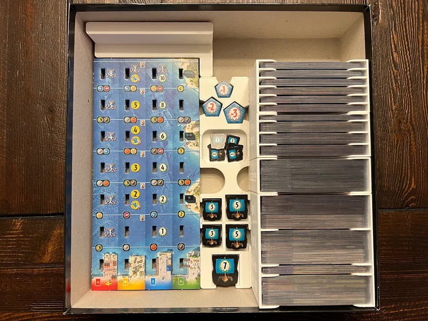 Insert/Organizer 7 Wonders (Bản 2) - Chứa Edifice, Leaders, Cities, Armada trong Hộp Gốc - Image 6