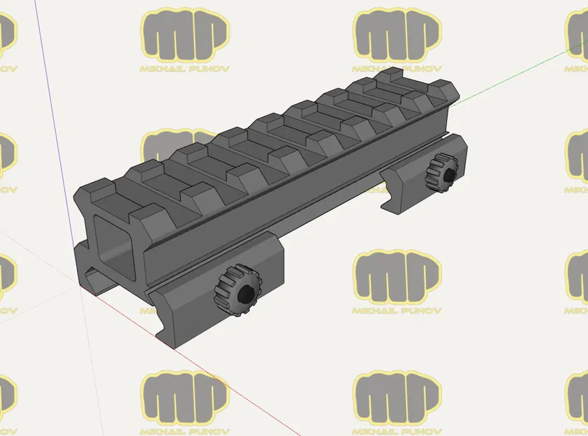 Thanh Nâng Weaver Veber 015 - Cao 15mm - Image 1