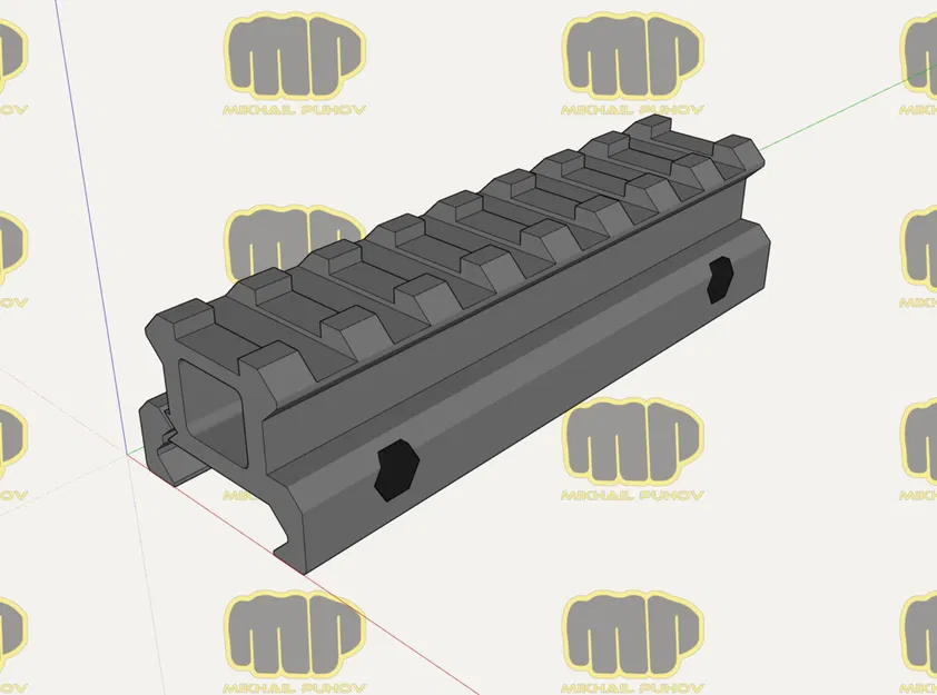 Thanh Nâng Weaver Veber 015 - Cao 15mm - Image 3
