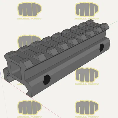 Thanh Nâng Weaver Veber 015 - Cao 15mm