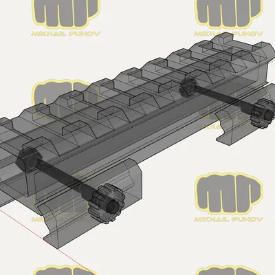 Thanh Nâng Weaver Veber 015 - Cao 15mm