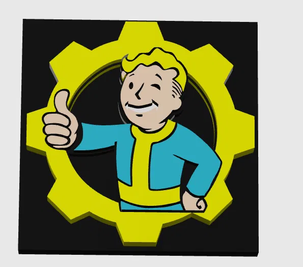 Bọc "Hitch Cover" Hình "Vault Boy" - Image 3
