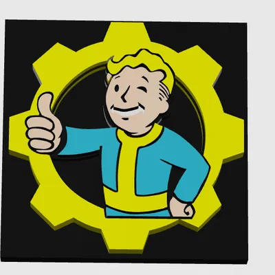 Bọc "Hitch Cover" Hình "Vault Boy"