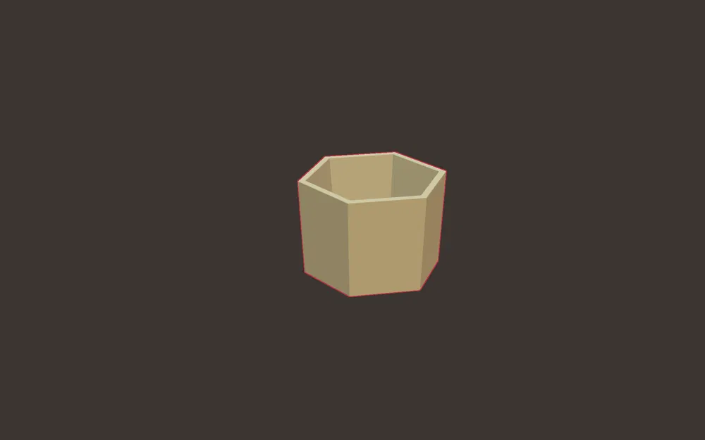 Chậu hoa hình lục giác 2.5 - Image 3