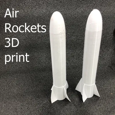 Tên Lửa Khí (Air Rocket) In 3D
