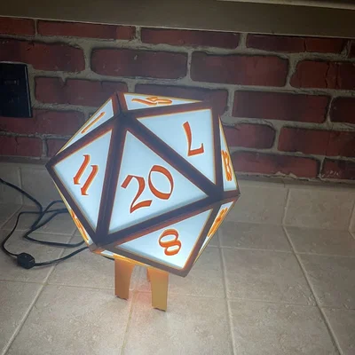 Đèn D20 - Bản Remix (In Đa Màu Dễ Dàng)