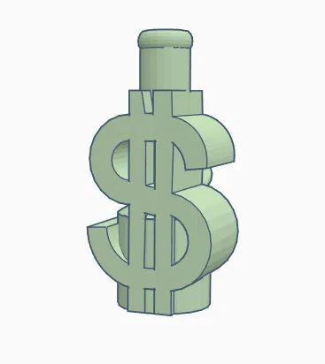 Đầu Hút Shisha / Hookah / Narguile Hình Đồng Đô La - Image 1