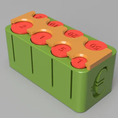 Hộp Đựng Tiền Xu Euro