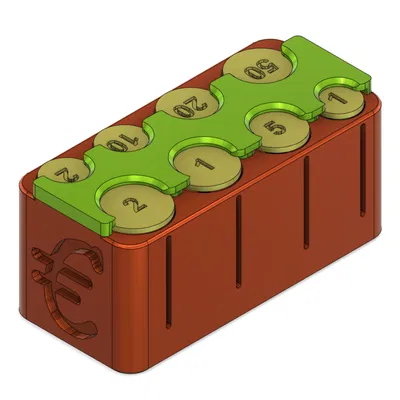 Hộp Đựng Tiền Xu Euro