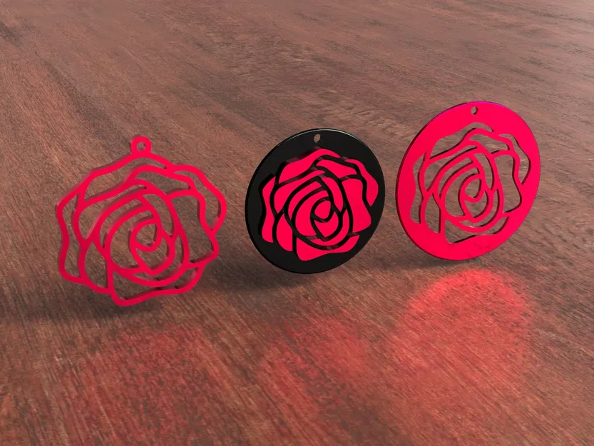 Hoa tai hoa hồng - Image 1