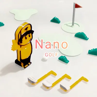 Nano-Golf - Chơi Golf Mini Siêu Nhỏ Trên Bàn