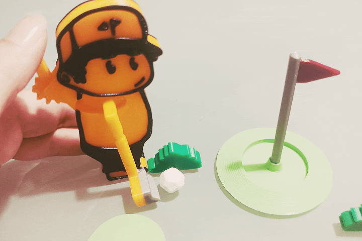 Nano-Golf - Chơi Golf Mini Siêu Nhỏ Trên Bàn - Thumbnail 2