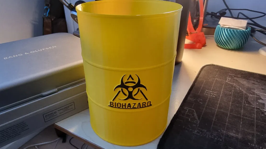 Thùng Rác Sinh Học (Biohazard Barrel) - Image 1