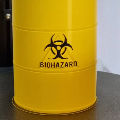 Thùng Rác Sinh Học (Biohazard Barrel)
