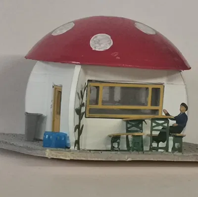 Bộ Bàn Ghế Bia - Biertischgarnitur Tỷ Lệ 1:32