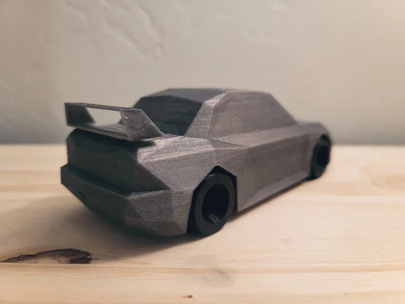 Tái Bản - Subaru Impreza 22b STI Phong Cách Low Poly - Image 4