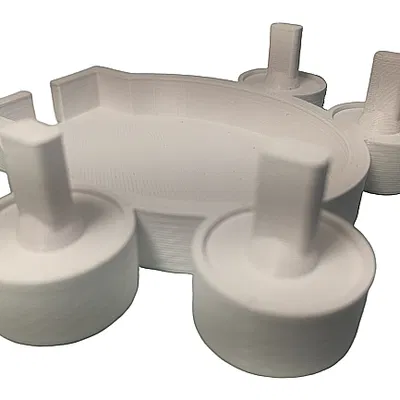 Chân đế Oral-B (sạc+4 đầu bàn chải)