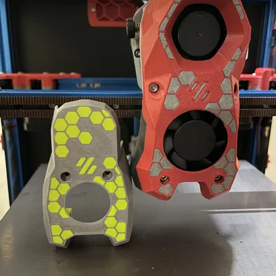 Mặt che họa tiết lục giác Mini StealthBurner Voron 0.2