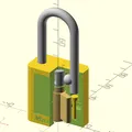Monster Lock - Thân khóa thay thế Master Lock 410 LOTO không vít - Thumbnail 2