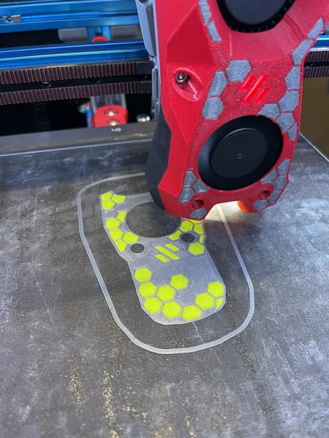 Mặt che họa tiết lục giác Mini StealthBurner Voron 0.2 - Image 4