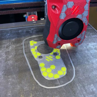 Mặt che họa tiết lục giác Mini StealthBurner Voron 0.2