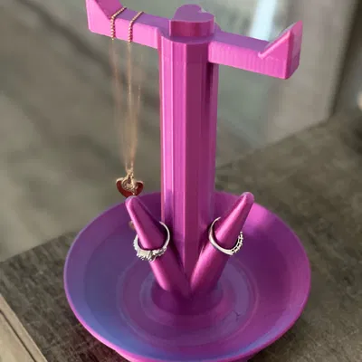 Khay Đựng Nhẫn và Trang Sức Chữ T