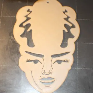 Cô Frankenstein | Mô hình 3D treo tường