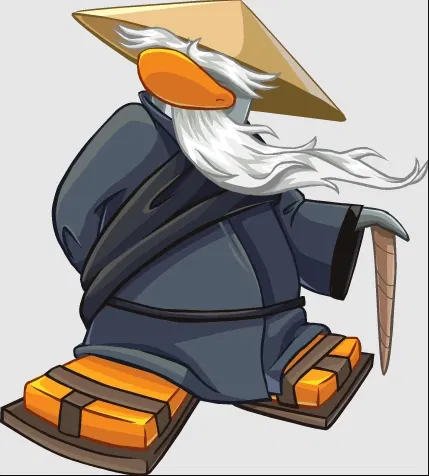 Mô hình 3D Sư Phụ Sensei Club Penguin - Image 1