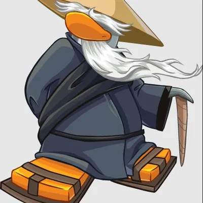 Mô hình 3D Sư Phụ Sensei Club Penguin