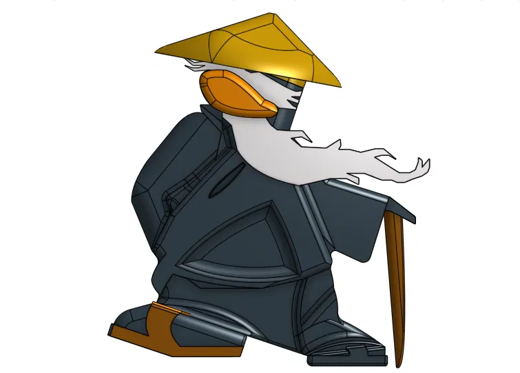 Mô hình 3D Sư Phụ Sensei Club Penguin - Image 2