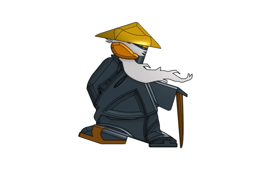 Mô hình 3D Sư Phụ Sensei Club Penguin - Image 3