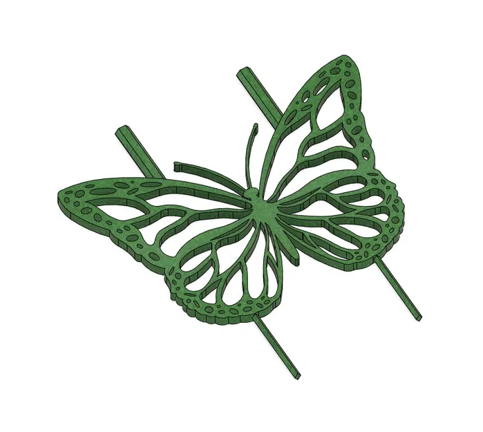 Giàn Leo Cây Hình Bướm Monarch - Có Thể Xếp Chồng - Image 2