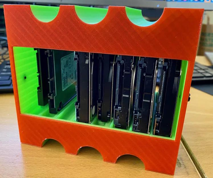 Khung Đựng Ổ Cứng SSD HDD 8 x 2.5" Ra 3 x 5.25" - Image 2