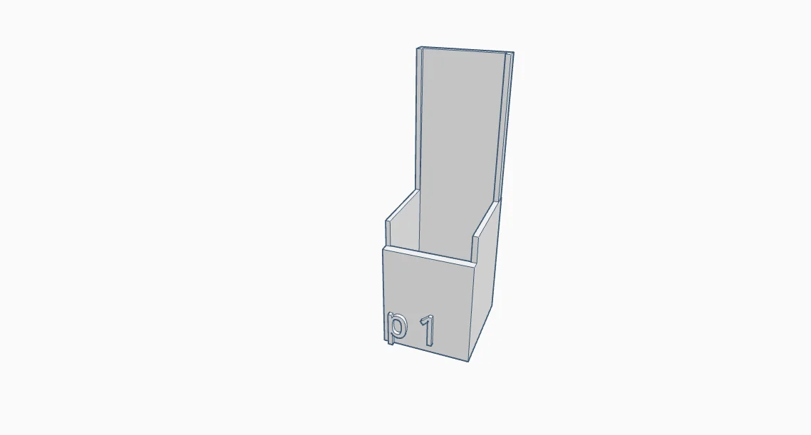 Chân đế điều khiển Wii 1 khe cắm có đánh dấu cho người chơi 1 và 2 - Image 1