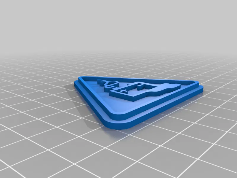 Tấm Biển Cảnh Báo Achtung Batterie / Tấm Biển Pin - Image 3