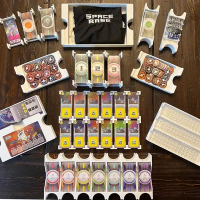 Bộ Chèn / Tổ Chức Space Base - Chứa Tất Cả Các Bản Mở Rộng Đã Phát Hành trong Hộp Command Station