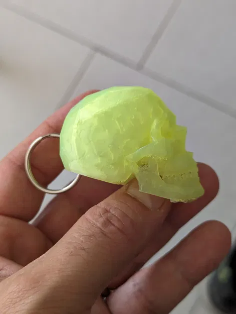 Mặt dây chuyền/Móc khóa Đầu Lâu Low Poly - In Nhanh - Image 3