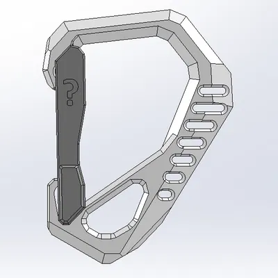 Móc Carabiner Dùng Khi Cắm Trại
