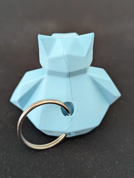 Móc khóa Snorlax phối lại dạng low-poly 2 - Image 2