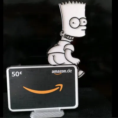 Dụng Cụ Trình Bày Thẻ Quà Tặng Bart Simpson