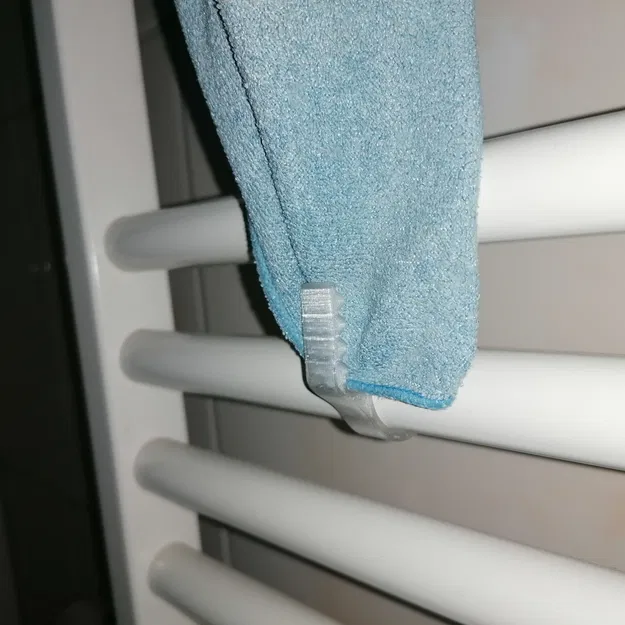 2 Móc Treo Khăn Tắm Cho Giá Sưởi Phòng Tắm (PLA) - Image 3