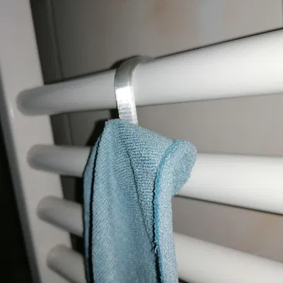 2 Móc Treo Khăn Tắm Cho Giá Sưởi Phòng Tắm (PLA)