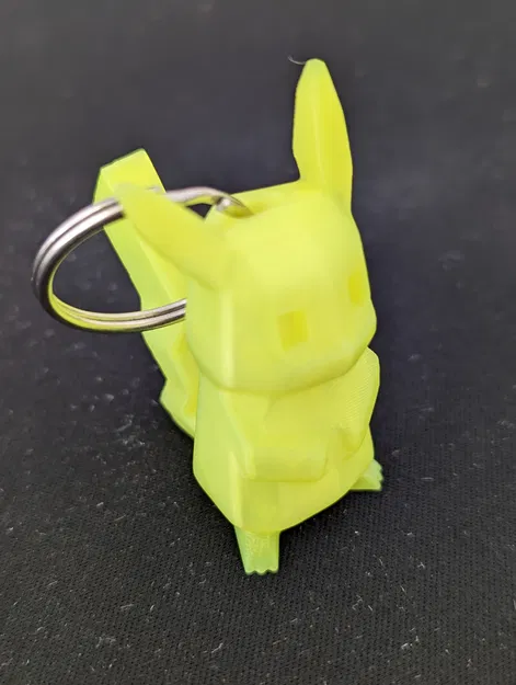 Móc Khóa Pikachu Low-Poly - Phiên Bản Nâng Cấp - Image 1